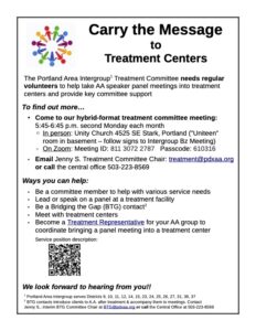 Treatment Committee Flyer -rev 2025-06-28