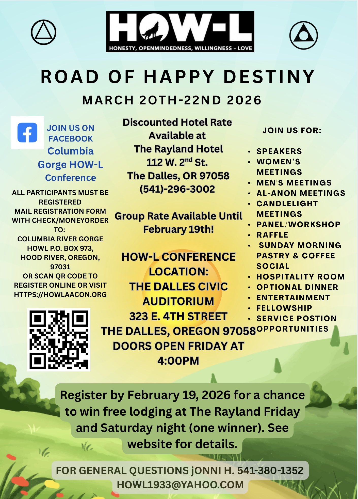 Screenshot HOW-L Conference registration flyer