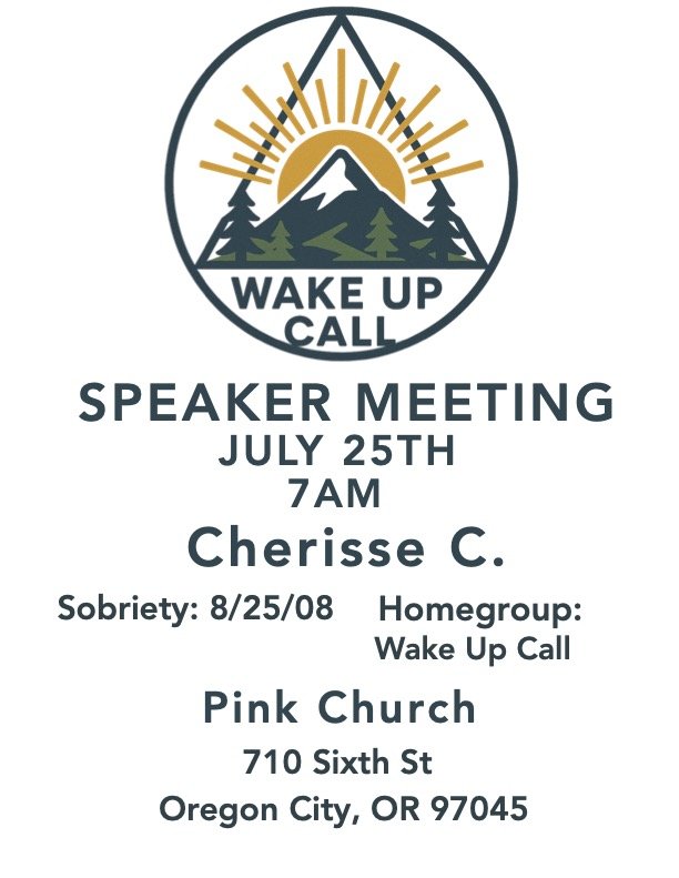 Wake Up Call - Speaker Meeting, July 25, 2026